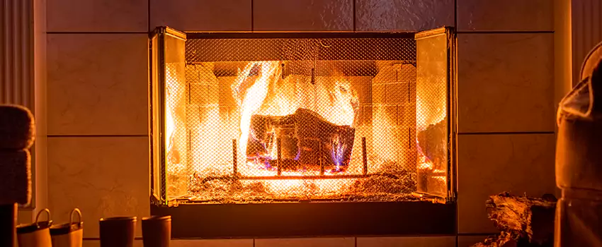 Mendota Hearth Landscape Fireplace Installation in Valle Vista, California