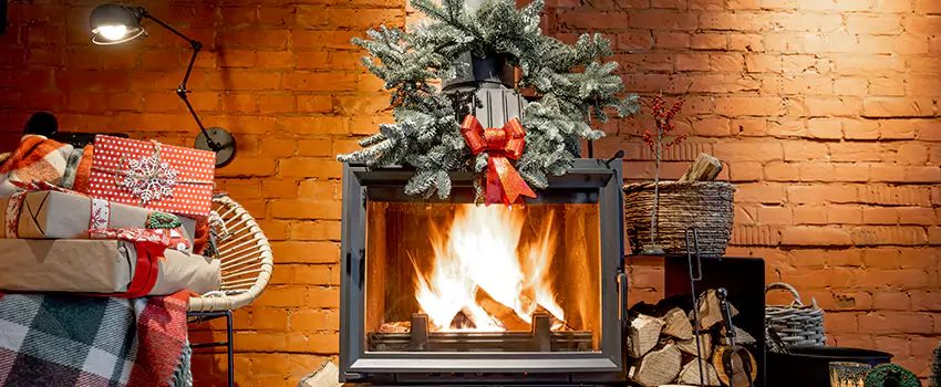 Travis Industries Linear Gas Fireplace Installation in Valle Vista, California
